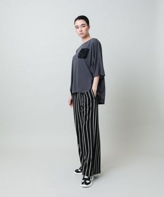 CHONO カットソー Crochet Lace Contrast Floral Poncho | Chico's