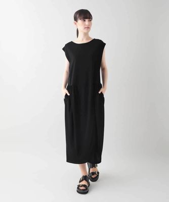 HIROKO KOSHINO (Women)/ヒロココシノ ラップギャザーワンピース/日本製/洗える