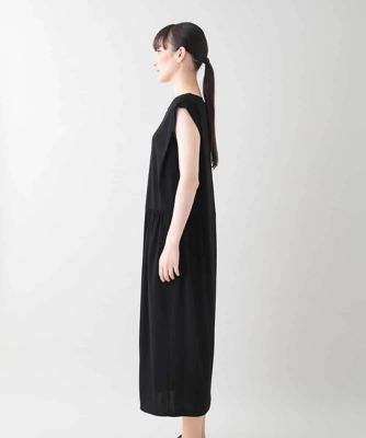 ラップギャザーワンピース／日本製／洗える