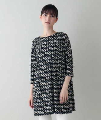 HIROKO KOSHINO チュニックワンピース 38 M チュール切替 - メルカリ