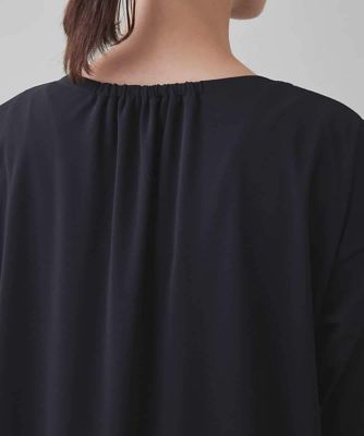 ドレープフリルアシンメトリーカットチュニック ／日本製