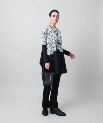 レースプリントチュニック／日本製／洗える | HIROKO KOSHINO (Women