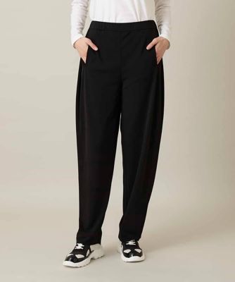 ＜HIROKO KOSHINO (Women)＞サイドタックテーパードパンツ　／日本製／洗える