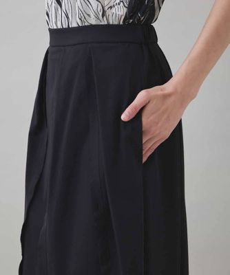 UVカット／遮熱性】タックアクセントフレアスカート ／日本製