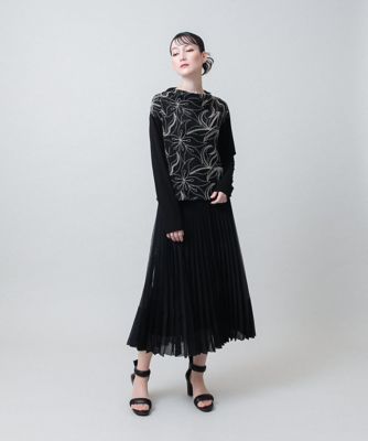 レディース HIROKO KOSHINO ブラウス スカート Y2K セットアップ プリーツ