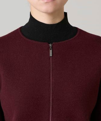 スラッシュデザインニットジャケット | HIROKO KOSHINO (Women