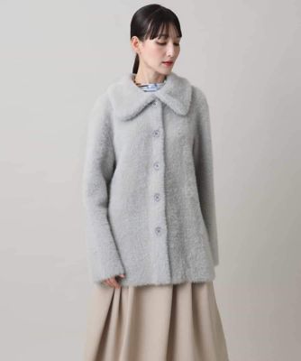 フェザーヤーン衿付カーディガン | HIROKO KOSHINO (Women