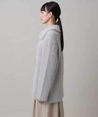 フェザーヤーン衿付カーディガン | HIROKO KOSHINO (Women