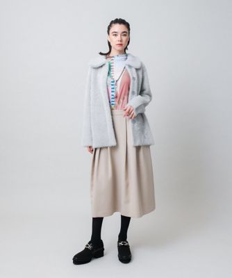 フェザーヤーン衿付カーディガン | HIROKO KOSHINO (Women