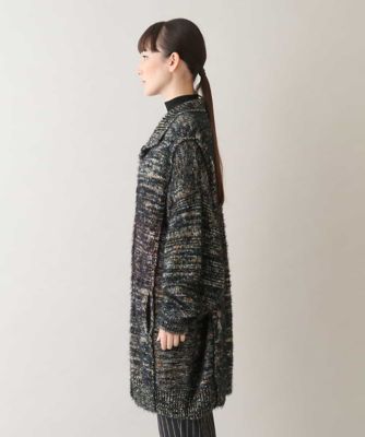 【日本製】ファンシーニットコート