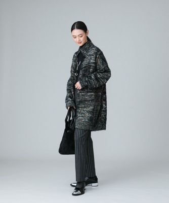 【日本製】ファンシーニットコート