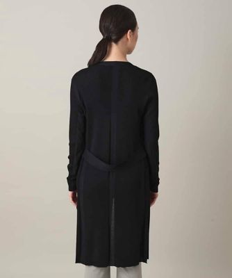 【美品】HIROKOKOSHINOコシノヒロコニットカーディガン立体編デザイナー ヒロココシノ デザインニット カーディガン メッシュ 変形 ドルマン