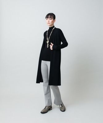 【美品】HIROKOKOSHINOコシノヒロコニットカーディガン立体編デザイナー 美シルエットロングニットカーディガン | HIROKO KOSHINO (Women