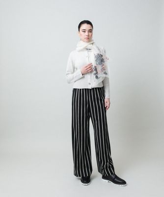 切り替えニットカーディガン／日本製／洗える | HIROKO KOSHINO (Women
