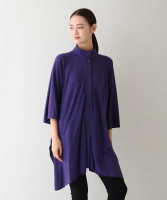 日本製】ウールスムースケープ風チュニックブラウス | HIROKO KOSHINO  