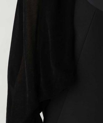 【日本製／洗える】フロッキーチュール立体ボレロ