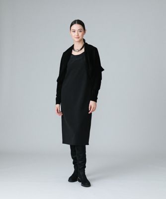 【日本製／洗える】フロッキーチュール立体ボレロ