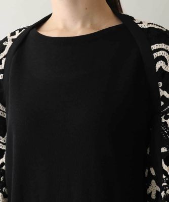 ❤ヒロココシノ❤フォーマルボレロ❤前開きボタン バルキーレースボレロ ／日本製 | HIROKO KOSHINO (Women