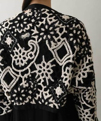 ヒロコビスHIROKO BIS eSSeNtieL メッシュタートルネック