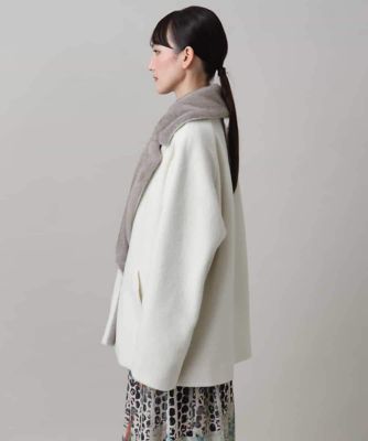ボリュームファーカラーデザインコート | HIROKO KOSHINO (Women 