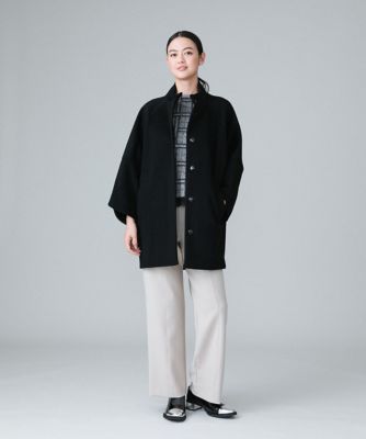【日本製】ボリュームスリーブコクーンシルエットコート