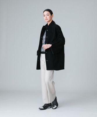 HIROKO KOSHINO 春コート13号ブラック フレアシルエット - メルカリ