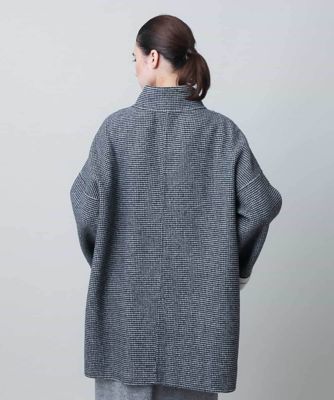 ヒロココシノ　プルミエ　コート セール】 ナチュラルタフタミドル丈コート （ステンカラーコート