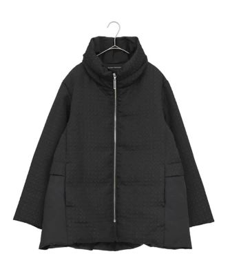 ＜HIROKO KOSHINO (Women)＞千鳥柄ジャカードダウンジャケット