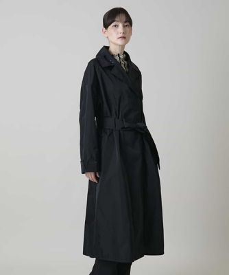 スパンコール刺繍メモリータフタトレンチコート ／日本製 | HIROKO