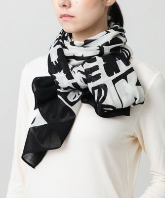 Hirocoledge ストール　新品‼️ H0251 フリンジストール [ ROCK ] // シルバーカーキ