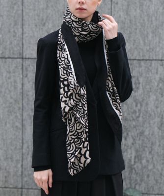 ＜HIROKO KOSHINO (Women)＞ウェーブプリントストール