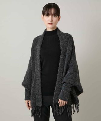 ＜HIROKO KOSHINO (Women)＞フリンジニットストール