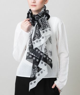 ＜HIROKO KOSHINO (Women)＞ボタニカルプリントストール