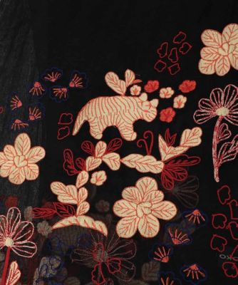オリエンタルアニマル刺繍ストール | HIROKO KOSHINO (Women