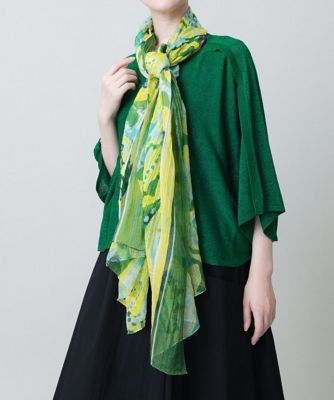 ＜HIROKO KOSHINO (Women)＞ＴＵＢＯＭＩプリントストール