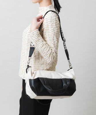 2WAY】異素材ミックスボストンバッグ | HIROKO KOSHINO (Women