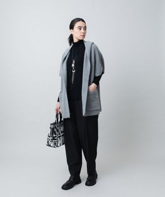 ほんわカイロ♡丹波篠山こしひかり　ちょっとスリムなアイピロー　ハルジオン ボリュームカラーニットジレ | HIROKO KOSHINO (Women