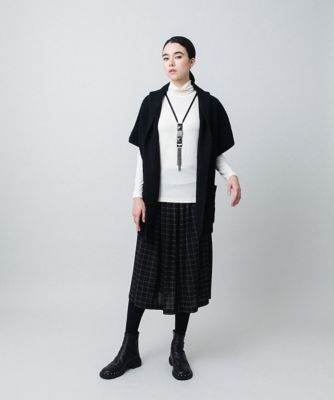 ほんわカイロ♡丹波篠山こしひかり　ちょっとスリムなアイピロー　ハルジオン ボリュームカラーニットジレ | HIROKO KOSHINO (Women
