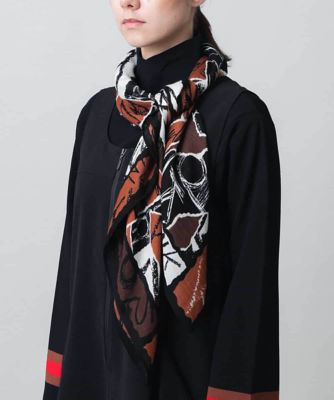 コラージュロゴプリントスカーフ | TRUNK HIROKO KOSHINO (Women