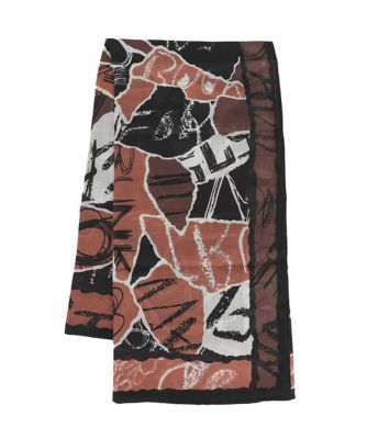 コラージュロゴプリントスカーフ | TRUNK HIROKO KOSHINO (Women