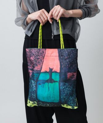 TRUNK HIROKO KOSHINO (Women)/トランクヒロココシノ ＣＡＴプリントトートバッグ