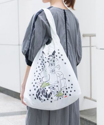 TRUNK HIROKO KOSHINO (Women)/トランクヒロココシノ イラストプリントエコバッグ