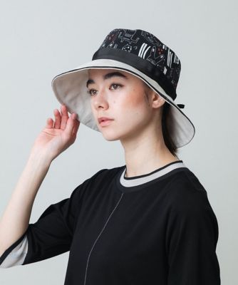 ＜TRUNK HIROKO KOSHINO (Women)＞【２ＷＡＹ】モンスタープリントハット