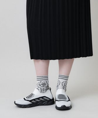 ラメジャカードソックス／日本製／洗濯機で洗える