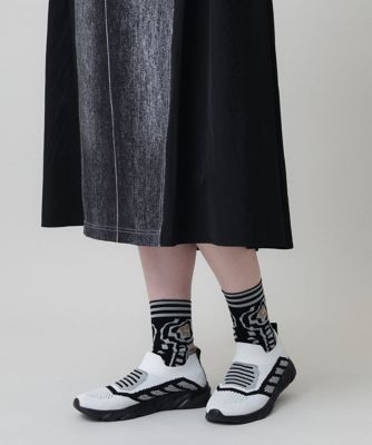 ラメジャカードソックス／日本製／洗濯機で洗える