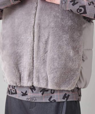 フェイクファー中綿ベスト | TRUNK HIROKO KOSHINO (Women)/トランク