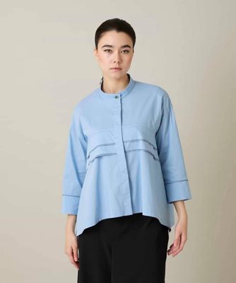 ＜TRUNK HIROKO KOSHINO (Women)＞ジグザグステッチブラウス／洗える