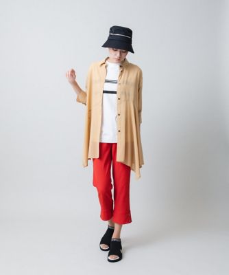 【TOKUKO 1er vol】後ろデザイン　シアーチュニックブラウス　ゆったり 楽天市場】チュニック ブラウス（スタイル（ネック）Vネック