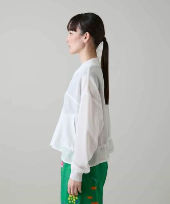 メッシュシアードロストショートブルゾン ／洗える | TRUNK HIROKO