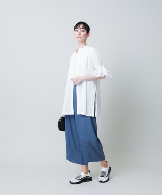 HIROKO KOSHINO / ヒロココシノ ロゴプリントボリュームスリーブブラウス /洗える ロゴプリントボリュームスリーブブラウス ／洗える | TRUNK